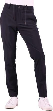 Roberto Ricci Design Zwarte Winter Chino Broek - Heren - Slim Fit Broeken - Zwart - XL - Broeken
