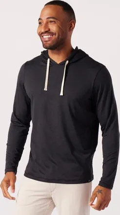 Glyder Bedford Hoodie in Jet Black Marble at Nordstrom, Size Xx-Large