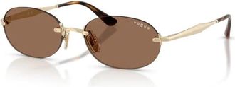 Vogue Eyewear Vo 4342S 848/73 Zonnebril - Dames - Zonnebrillen - Geel - 55 MM - Accessoires