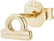 Adornia Zodiac Sign 925 Sterling Silver Stud Earring in Gold-Libra at Nordstrom Rack
