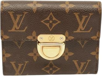 Louis Vuitton Pre-owned Wallets, female, Brown, Size: ONE SIZE Pre-owned Vintage Canvas Wallet