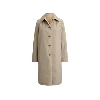 Ralph Lauren Single-Breasted Coat - Dames - Mantel - Beige - S - Jassen