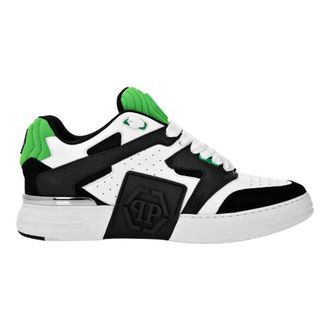 Philipp Plein Schoenen, unisex, Veelkleurig, 38 EU, Leer, Lo-Top Sneakers Phantom $Treet