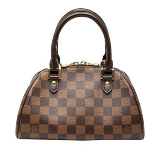 Louis Vuitton Pre-owned Vintage Canvas Handbag - Dames - Pre-owned - Bruin - Maat: ONE Size Leer