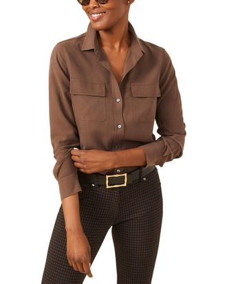 J.McLaughlin J. McLaughlin Miris Silk Blouse