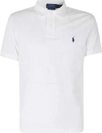 Polo Ralph Lauren Custom Slim Fit Mesh Polo - Heren - Polos - Wit - 2XL - Tops