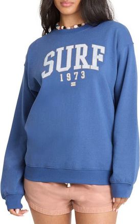 Billabong Gone Surfing Graphic Sweatshirt in True Navy at Nordstrom, Size X-Large