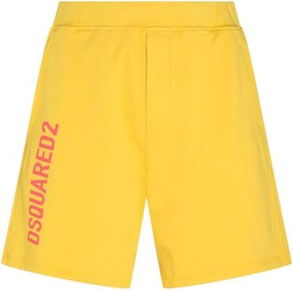 Dsquared2 Casual Shorts - Heren - Korte Broeken - Geel - 2XL - Katoen - Korte Broeken