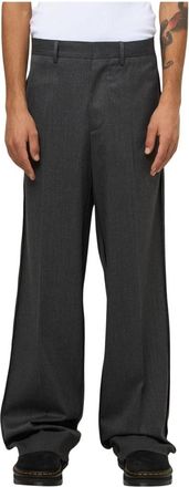 Maison Margiela Pantalone - Heren - Wijde Broeken - Grijs - L - Katoen - Broeken