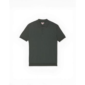 Baracuta Polo Shirts, male, Green, Size: 2XL Short Sleeved Polo