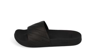 O'Neill Sandale ONEILL LOGO SLIDER WOMEN, Damen, Gr. 37, schwarz, Synthetik, Schuhe Sandale