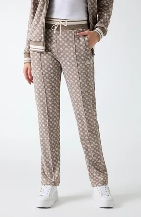 Guess New Aggie Straight Leg Pants in Brown at Nordstrom, Size Small