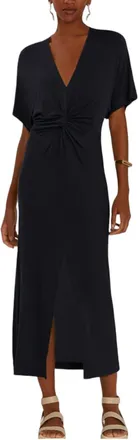 Lenny Niemeyer V Neck Coverup In Black