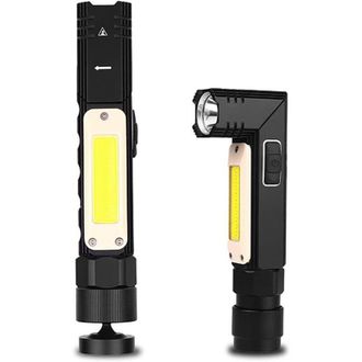 OEM Linterna Recargable De 1000 Lux Con &Aacute;ngulo De 90&deg;, Luz De Trabajo Magn&eacute;tica, Linternas Recargables - Crezuo