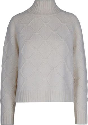 Elisabetta Franchi Jacquard-Rhombus-Pullover
