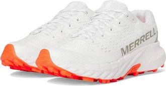 Merrell Agility Peak 5 Womens Shoes White/Flare : 10.5 M, Synthetic/Textile