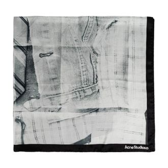 Acne Studios unisex, Accessoires, Grijs, Maat: ONE Size Zijde