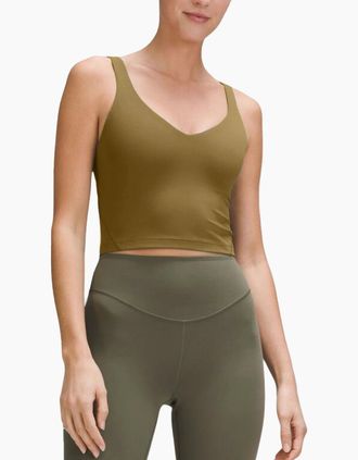 lululemon Womens lululemon Align Tank Top Womens Sports Bra Lightweight Gym Running Yoga - Green - Size: UK 10