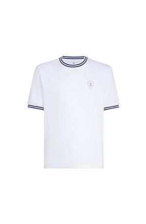 Brunello Cucinelli Jersey T-shirt in White at Nordstrom, Size Xxx-Large Eu