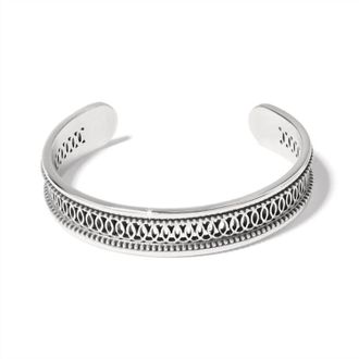 Brighton Womens Ferrara Siena Cuff Bracelet In Silver