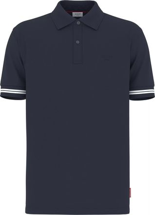 Joop Poloshirt JOOP JEANS Amare, Herren, Gr. XXL, dunkelblau, Piqu&eacute;, Obermaterial: 98% Baumwolle, 2% Elasthan, normal, B&uuml;ndchen, Shirts Poloshirt, modern f