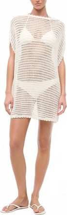 Staud Oriya Cover-Up Dress In Ivory