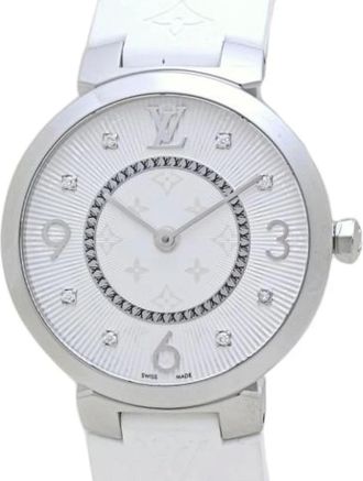Louis Vuitton Pre-owned Watches, female, Gray, Size: ONE SIZE Pre-owned Stainless Steel Watch