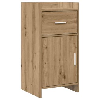vidaXL Aparador Roble Artisan 40 X 36 X 80 Cm Madera De Ingenier&iacute;a Vidaxl