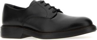 Hogan Mens H704 Derby Black Leather