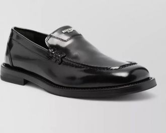 Moschino leather loafers