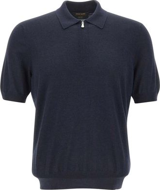 Gran Sasso Tops, Heren, Blauw, 2Xl, Wol, Gran Sasso T-shirts and Polos Blue
