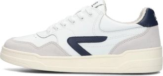 HUB Witte Lage Sneakers voor Heren - Heren - Sneakers - Veelkleurig - 41 EU - Katoen - Schoenen