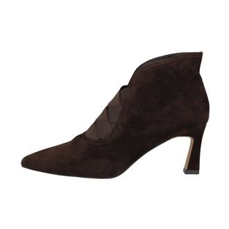 Stefano Lauran H8191 Enkellaarsjes - Dames - Schoenen - Bruin - Maat: 38 1/2 EU Su&egrave;de