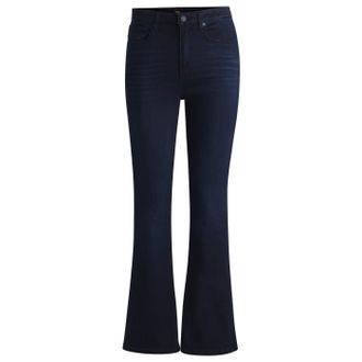 HUGO BOSS Womens Rosa 2.0 Slim Fit Five Pocket Jeans in Charcoal - Size 32W/28L