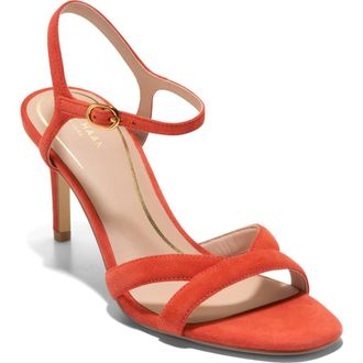 Cole Haan Constantina Ankle Strap Sandal in Summer Fig Suede at Nordstrom, Size 9.5