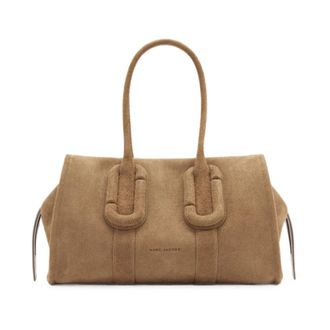 Marc Jacobs The Carryall Babe City Hairy Suede Tote Bag - Dames - Shoppers - Beige - ONE Size - Su&egrave;de - Tassen