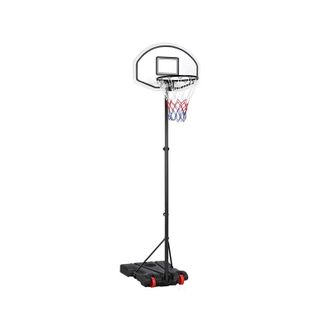Yaheetech Yaheetech - Canasta De Baloncesto Con Soporte Tablero De Baloncesto Con Ruedas Altura Ajustable De 159 Cm A 214 Cm Port&aacute;til