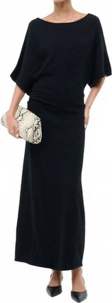 Staud Amelie Sweater Dress In Black