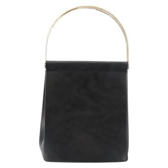Cartier Trinity Hand Leather Black Leather Bag (Pre-Owned)