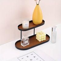 OEM Estanter&iacute;a De Dos Niveles, Mueble, Bandeja De Almacenamiento, Recibidor, Expositor De Perfumes Y Cosm&eacute;ticos. - Crezuo