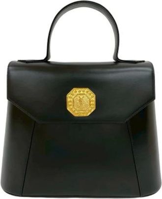 Saint Laurent Pre-owned Handbags, female, Black, Size: ONE SIZE Pre-owned Leather handbags