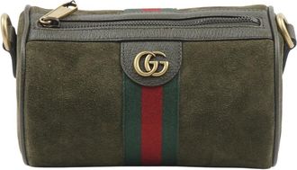 Gucci Cross Body Bags, female, Green, Size: ONE SIZE Ophidia Mini Bag