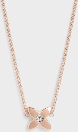 Charles & Keith Felicity Flower-Motif Crystal Necklace