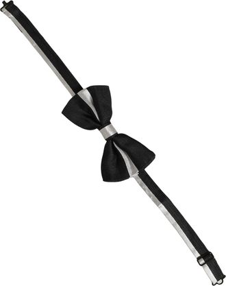 Dolce & Gabbana Silk Adjustable Bow Tie - Black