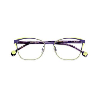Etnia Barcelona Amma Geometric Lime Green-Outlined Metal Eyeglasses