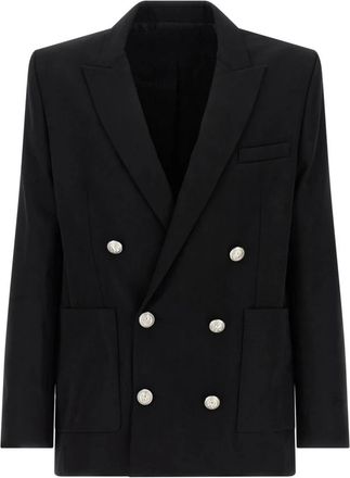 Balmain Hombre, Chaquetas, Negro, Talla: L