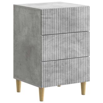vidaXL Armario De Noche Gris Hormig&oacute;n 43 X 41 X 66,5 Cm Vidaxl