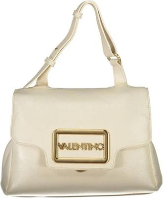 Valentino Leren Handtas Va 34707 - Dames - Handtassen - Beige - ONE Size - Leer - Tassen