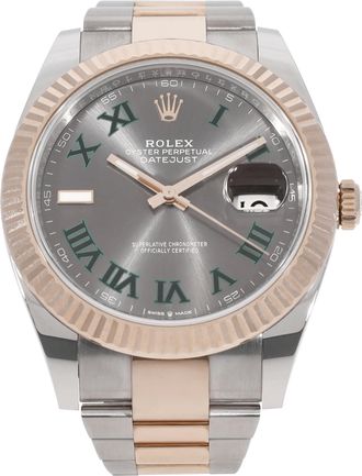 Rolex Uhren - Datejust - Gr. unisize - in Grau - für Damen