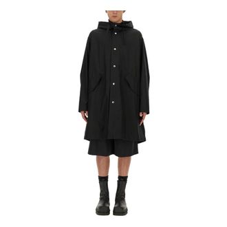 Jil Sander Parkas, male, Black, Size: XL W Parka 01 PNT